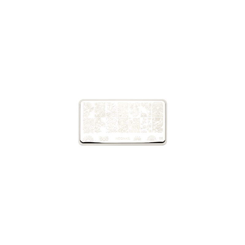 STAMPING - Stencil per nail art 08